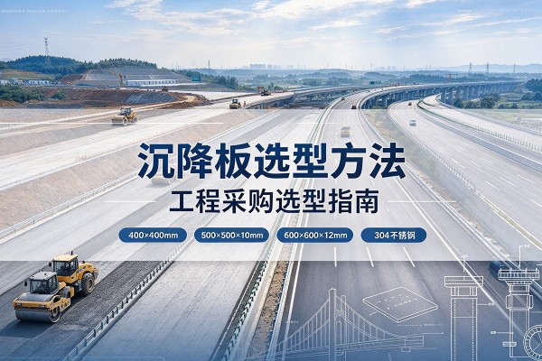 高州沉降板选择方法