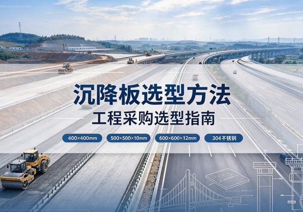 高州沉降板选择方法